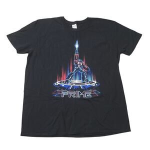 Red White & Blue Optimus Prime Transformers Short Sleeve T-Shirt Graphic Tee